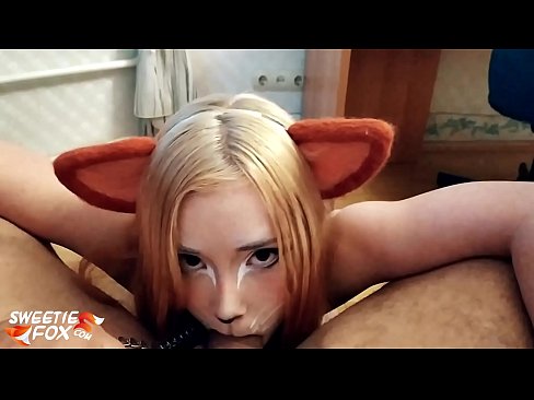 ❤️ Kitsune gbe dick ati pẹlu ni ẹnu rẹ ☑ Iwa onihoho furo ❌️❤
